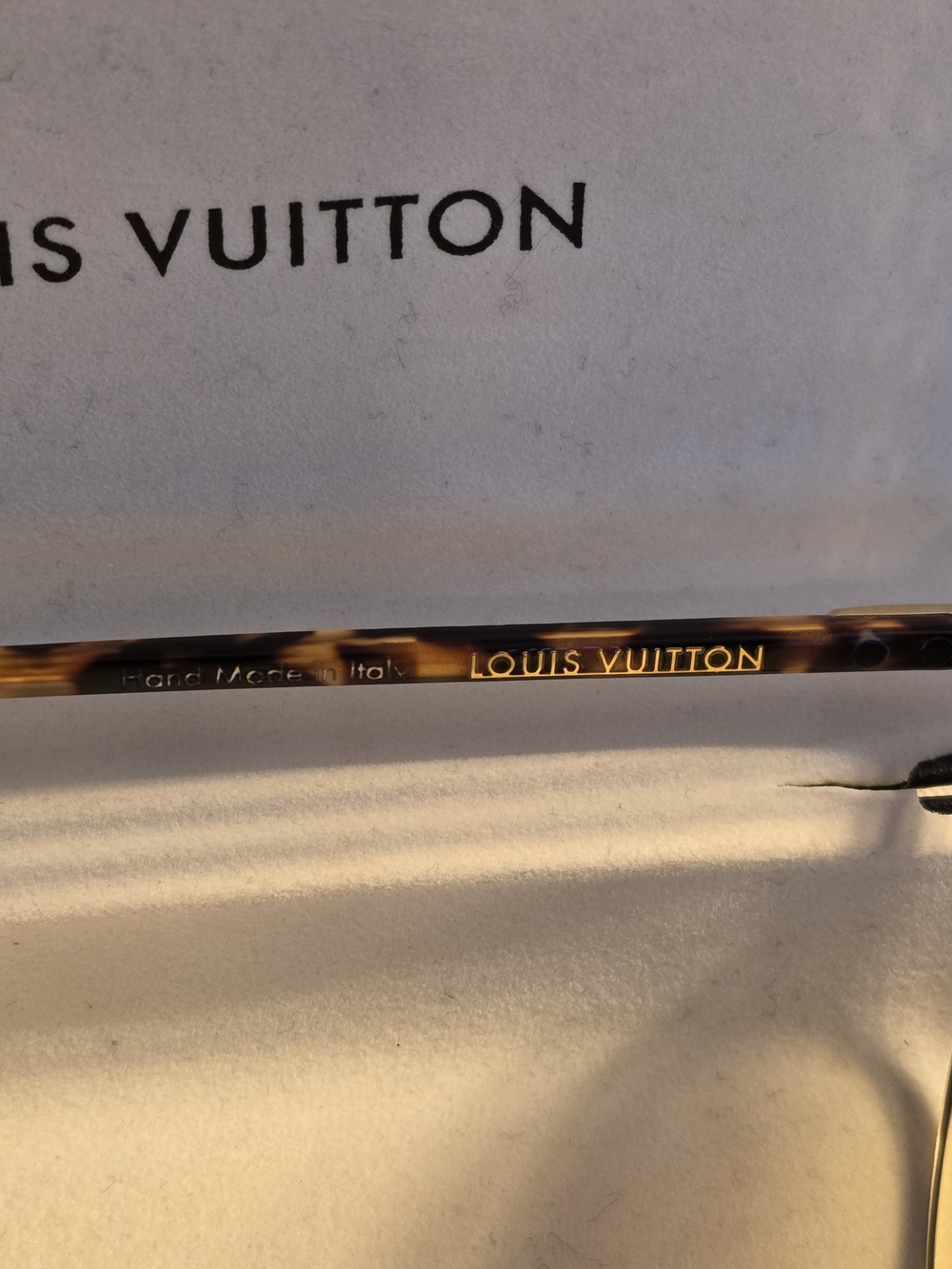 Louis Vuitton Aviator Pilot Sunglasses with Brown Monogram Lenses - Picture 8 of 8
